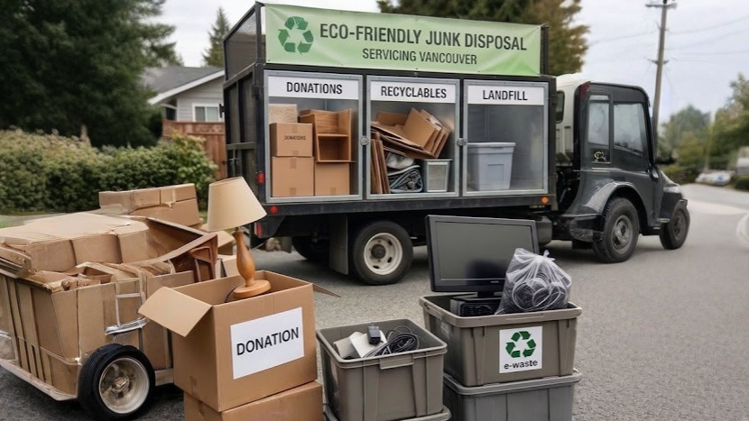 Recycling and eco friendly junk disposal in Vancouver