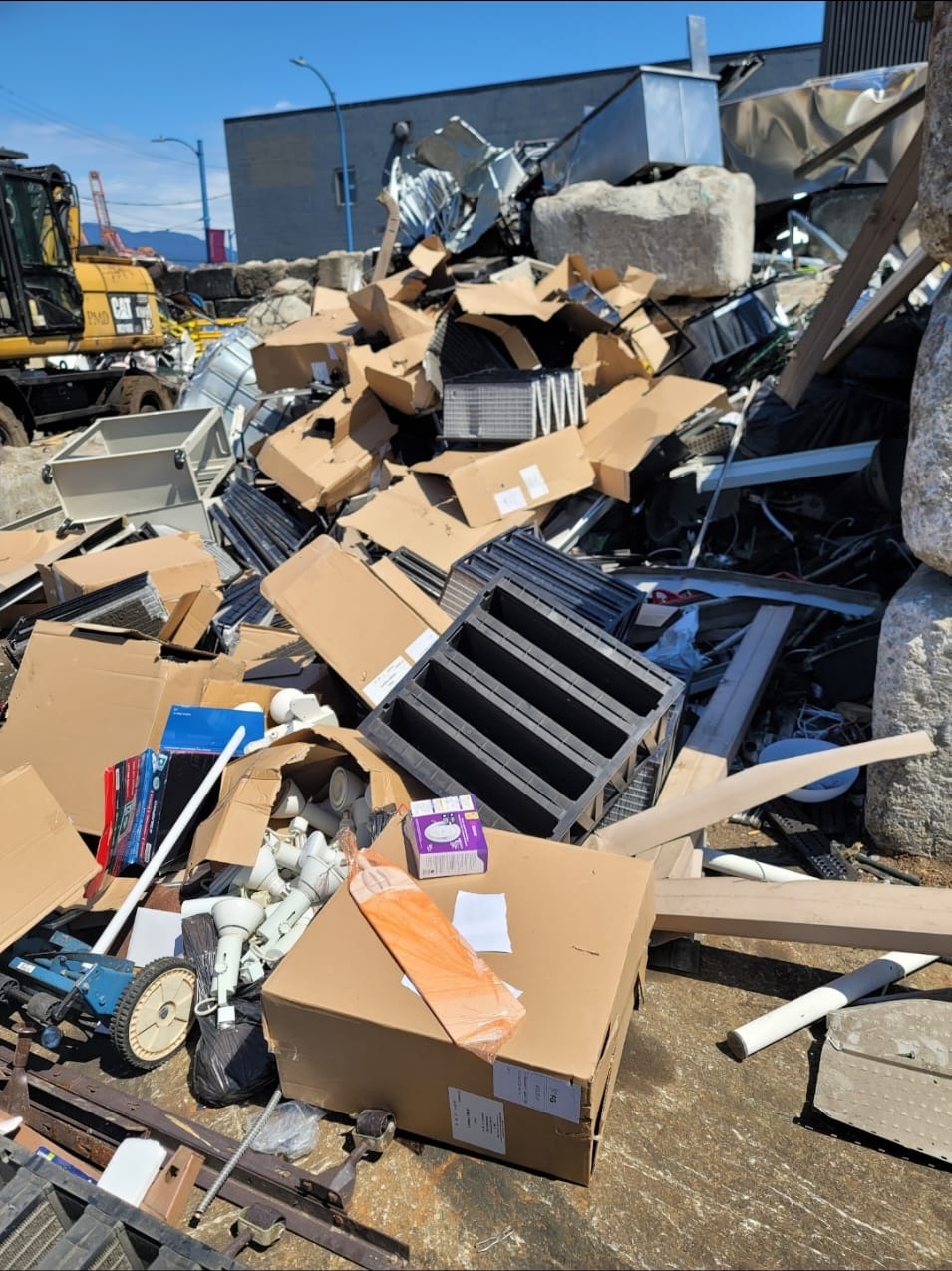 Construction debris removal Vancouver